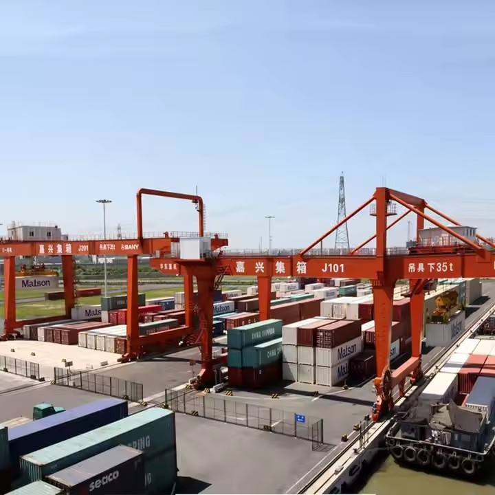 200 Ton Double Girder Rail Mounted Gantry Crane