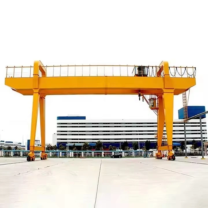 A-frame Rail Mounted Double Beam Gantry Crane